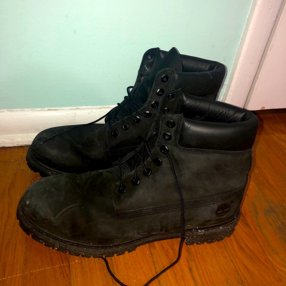 Black Timberland Boots